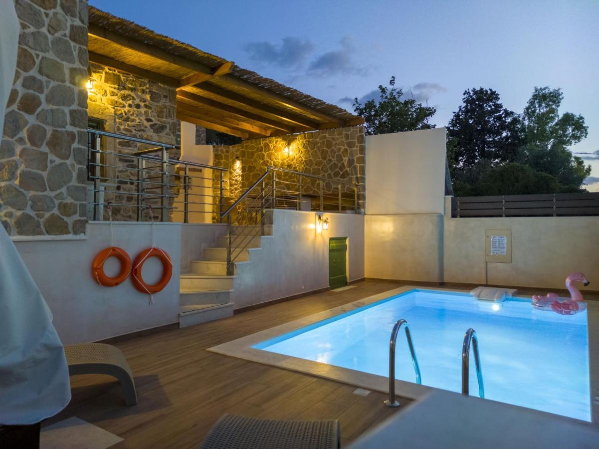 Aggel'S House - Stone House - Private Pool - Courtyard - Countryside Views Villa Kato Episkopi Luaran gambar