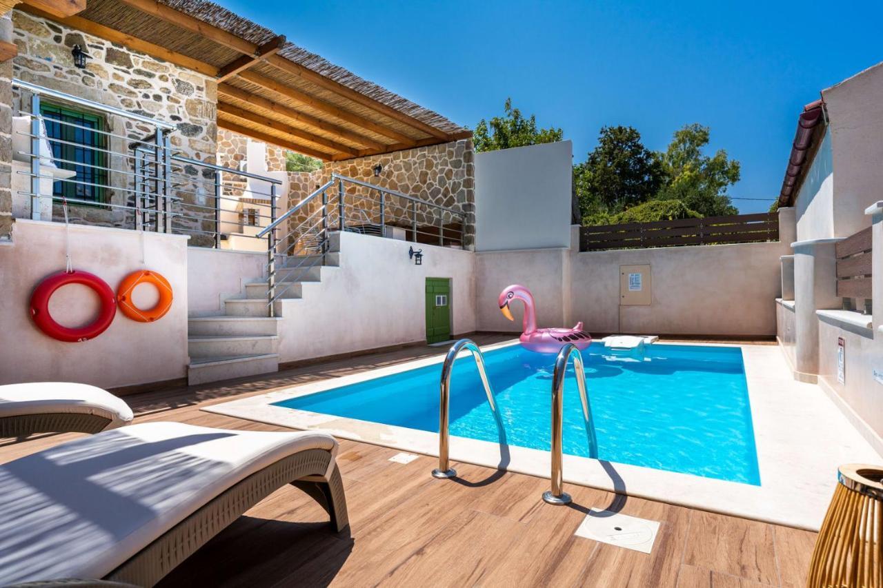 Aggel'S House - Stone House - Private Pool - Courtyard - Countryside Views Villa Kato Episkopi Luaran gambar